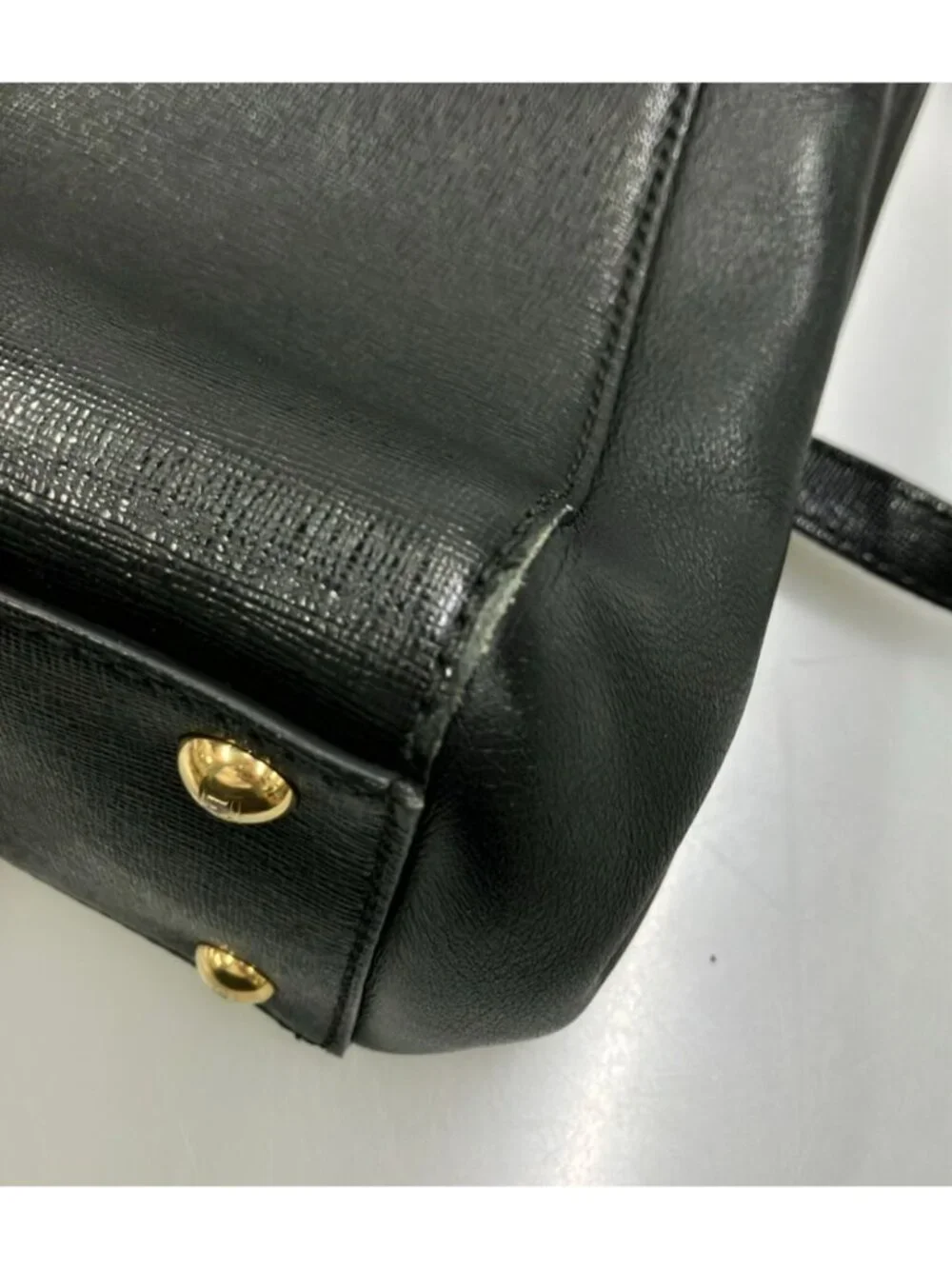 Fendi 2-Way Shoulder Bag Crossbody Leather
